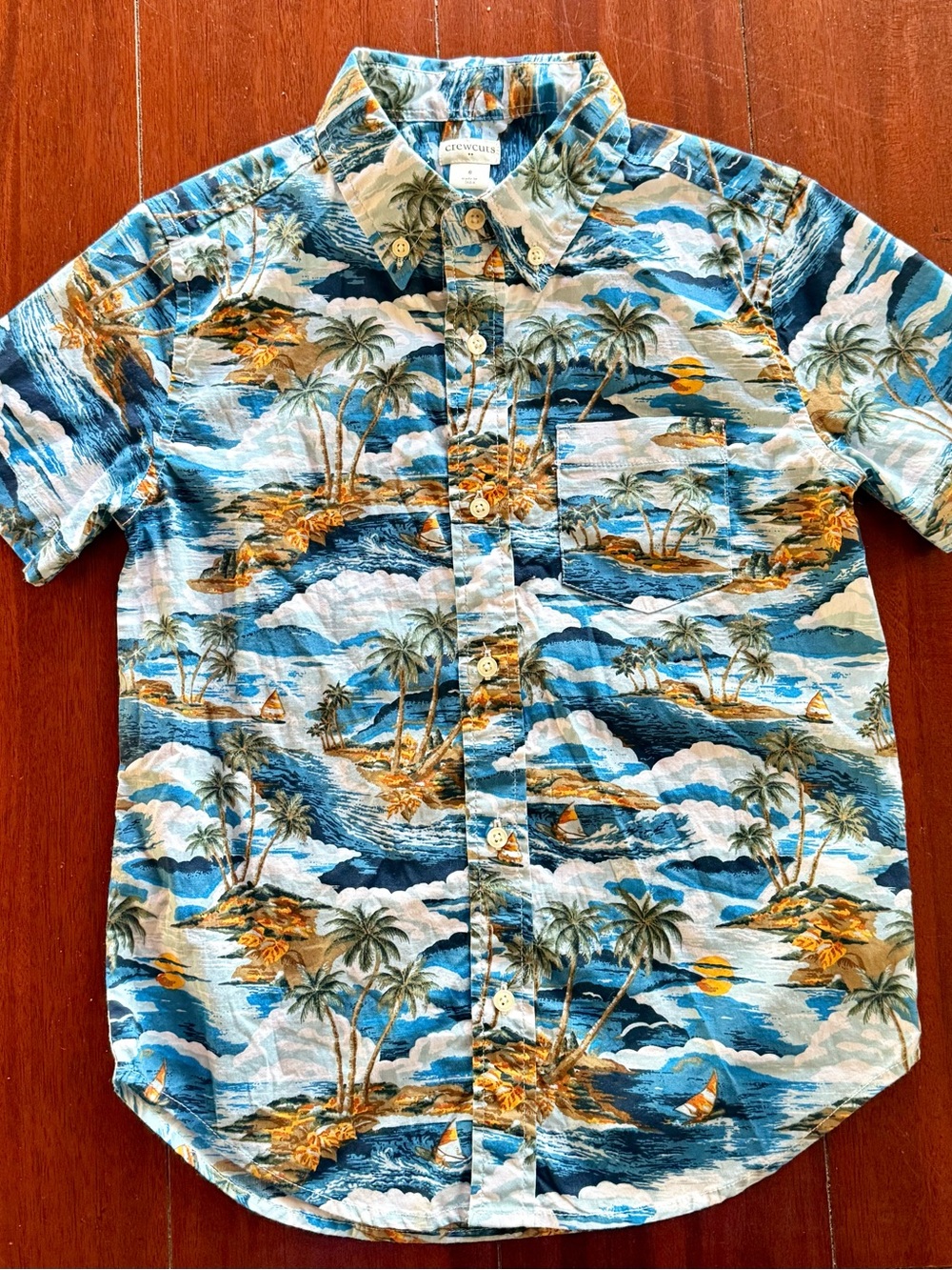 Boys Hawaiian Shirt | Crewcuts by J.Crew | Like New | Size 8